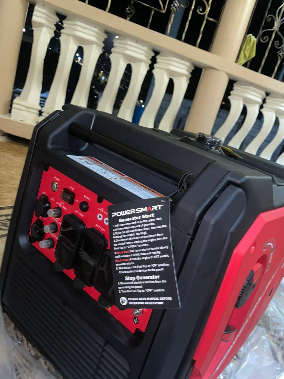 PowerSmart 4800 Watt Portable Inverter Generator for Home Use or RV customer photo 1