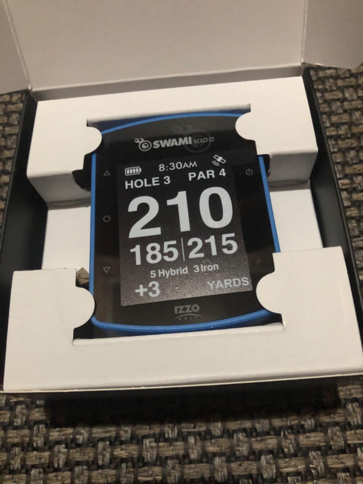 Swami KISS 2.0 Handheld Golf GPS Ragnefinder with Integrated Magnets - Grey customer photo 2
