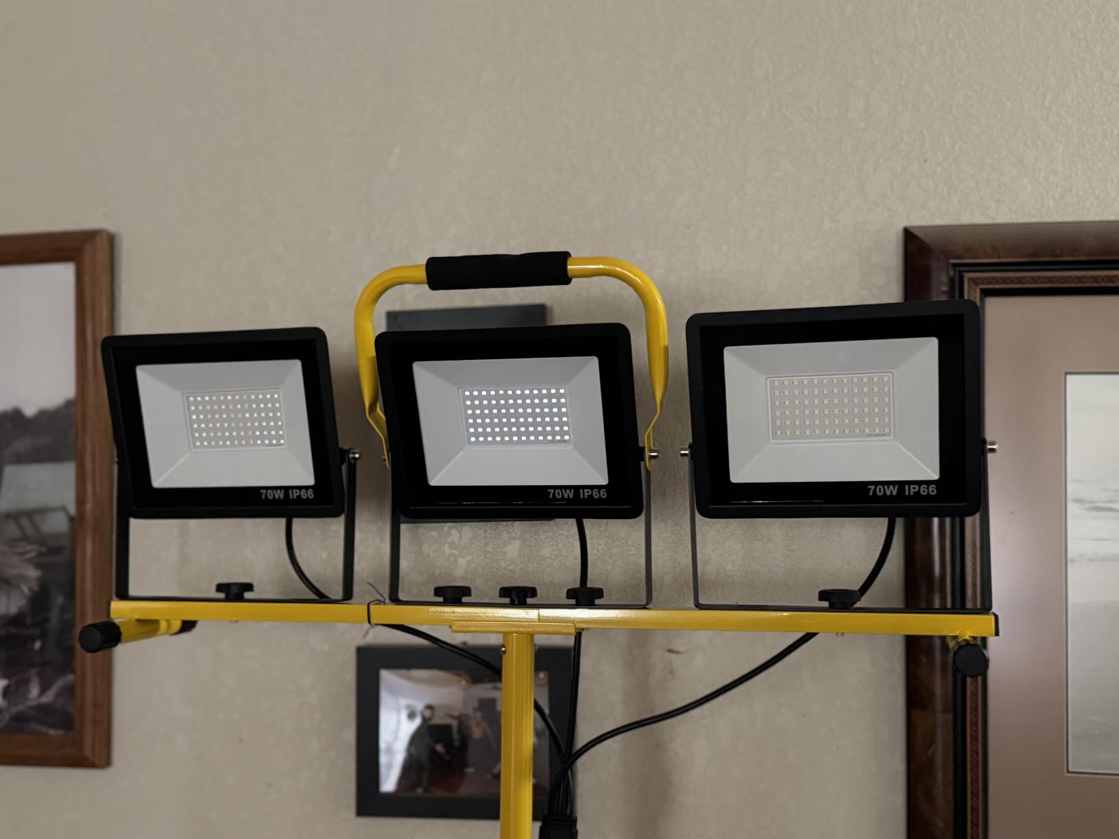 21000-Lumen LED Work Light with Stand for Job Site Garage customer photo 2