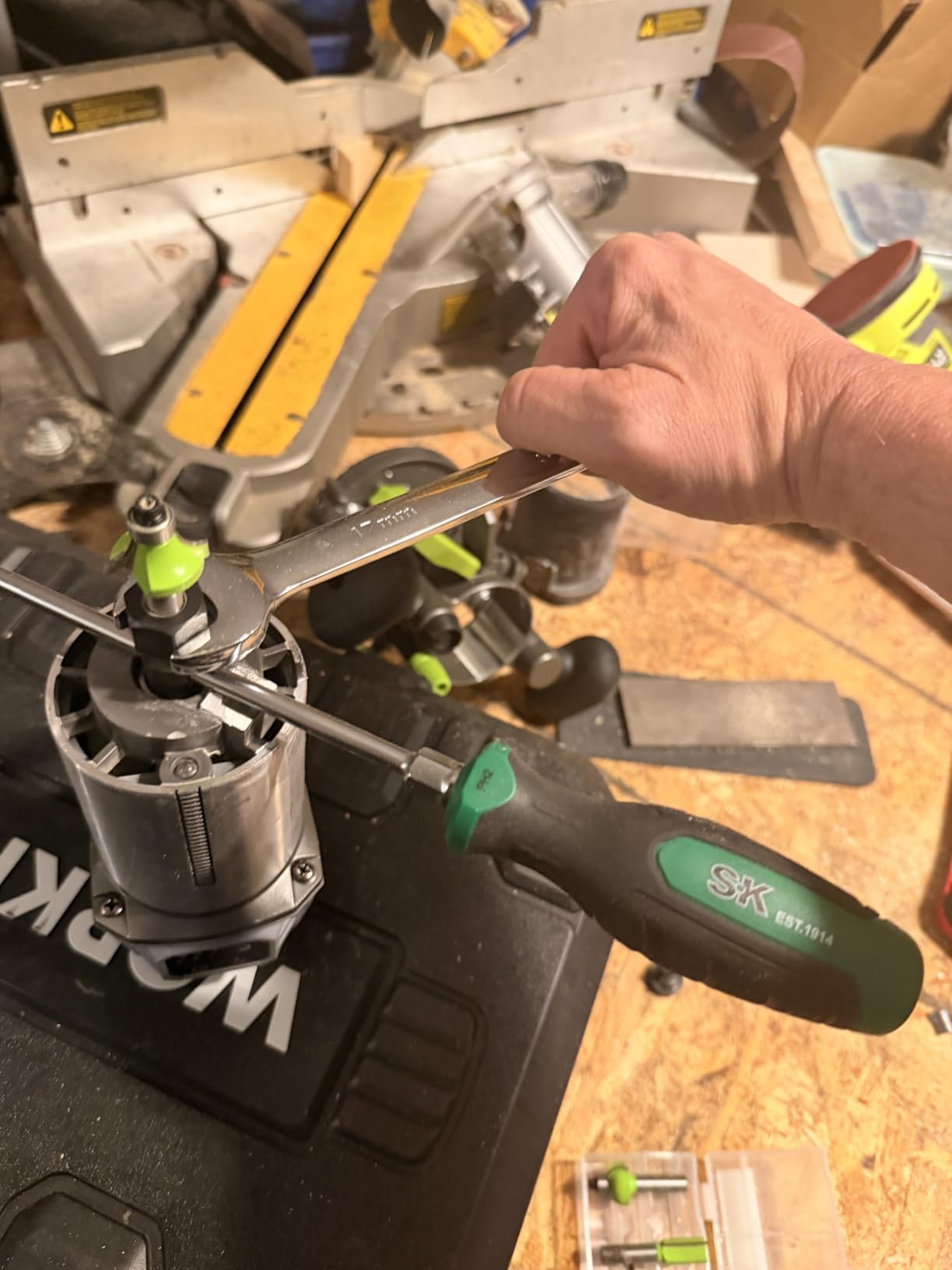 WORKPRO 20V Cordless Compact Router Kit customer photo 1