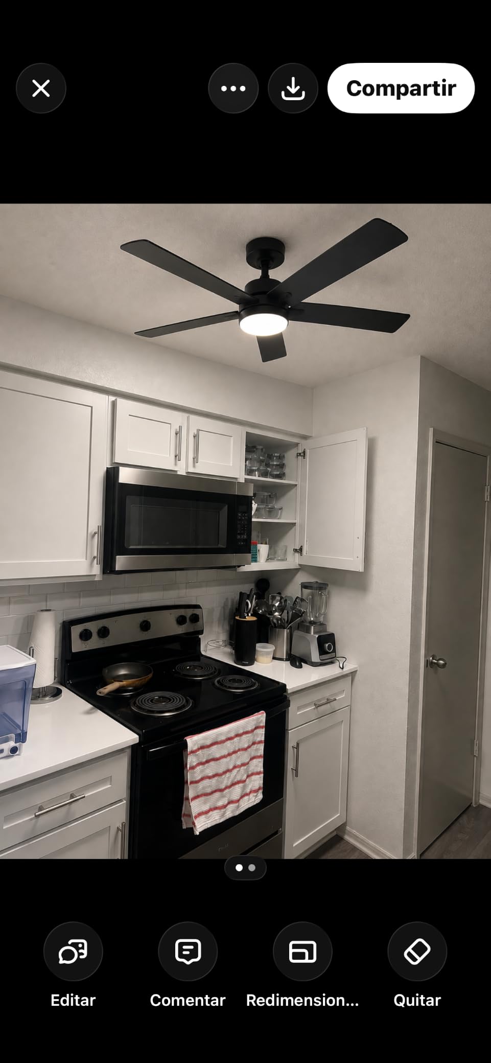 Ceiling Fan With Light 52-Inch, Remote Control Reversible DC Motors, 3CCT Dimmable Timer Noiseless, Nickel Ceiling Fan for Bedroom Living Room, Indoor&Outdoor ETL Listed customer photo 2