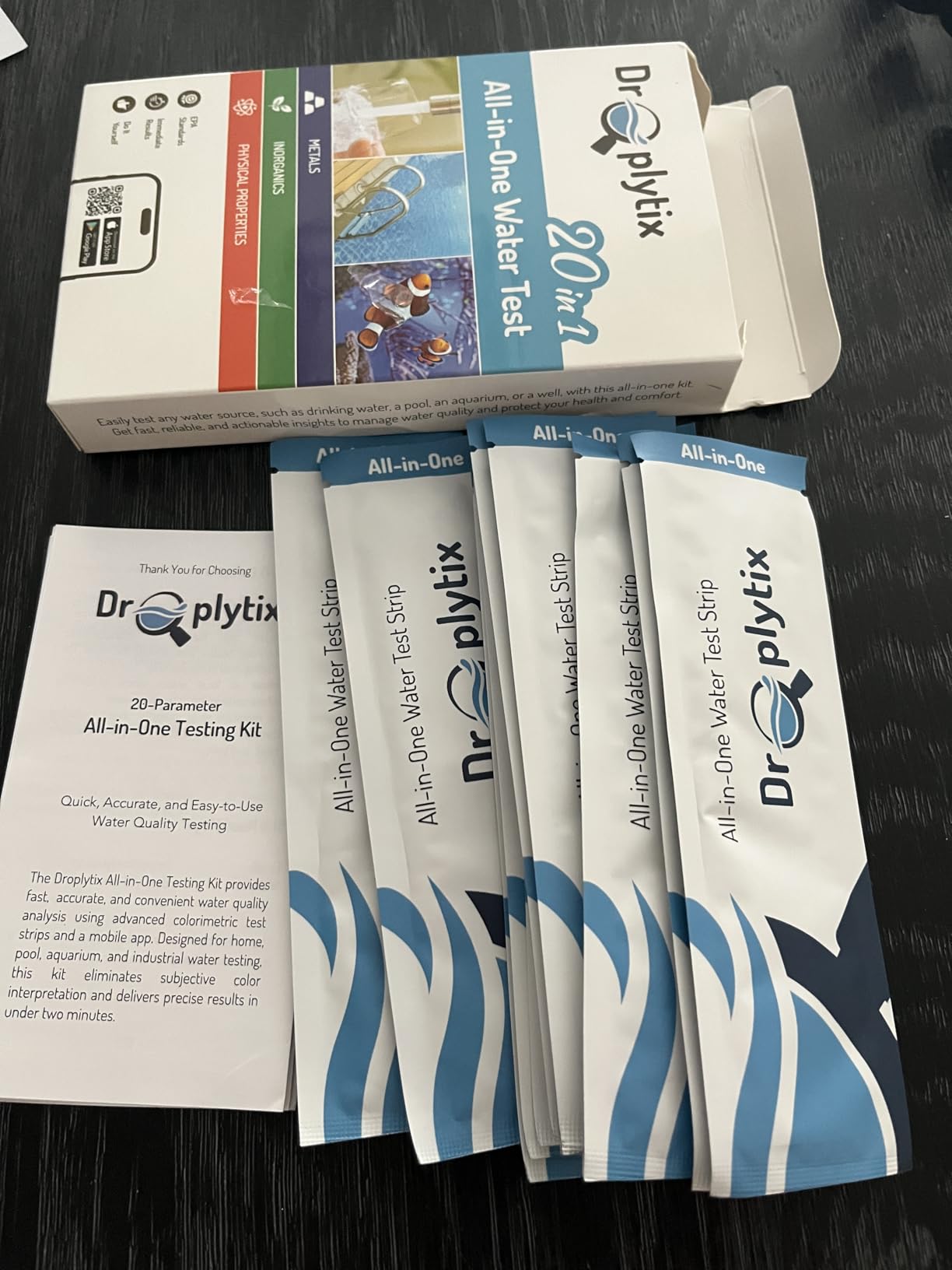20-in-1 Drinking Water Test Kit with App, Digital Water Tester for Drinking Water, Home Water Test Kit, Well Water Testing Kit, Water Test Strips for Lead, Hardness, Chlorine, Nitrate & more customer photo 2