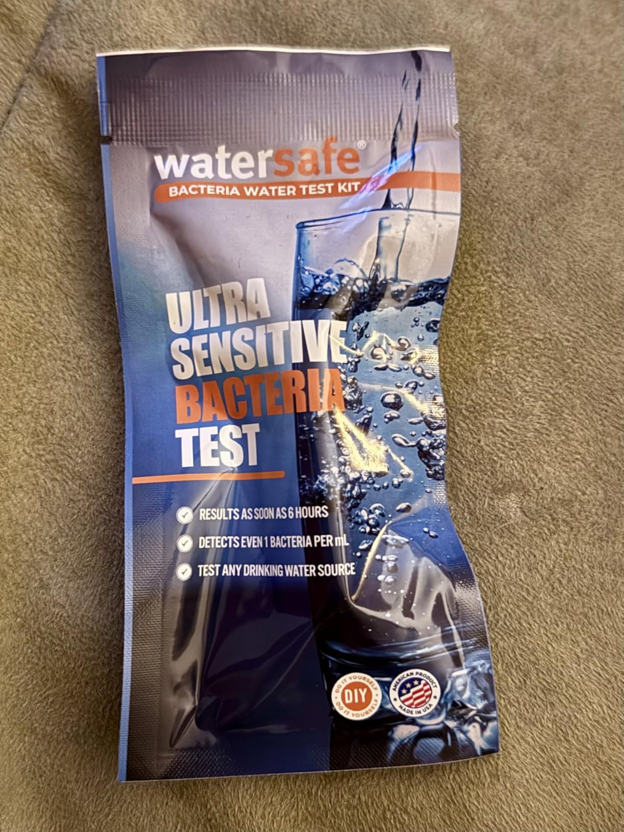 Watersafe® Bacteria Water Test Kit – USA-Made – Results as Fast as 6 Hours – Detects Coliform (Inc. E. coli) & Non-Coliform Bacteria in Drinking, Well & Tap Water – Lab-Quality Testing – 1 Pack customer photo 2
