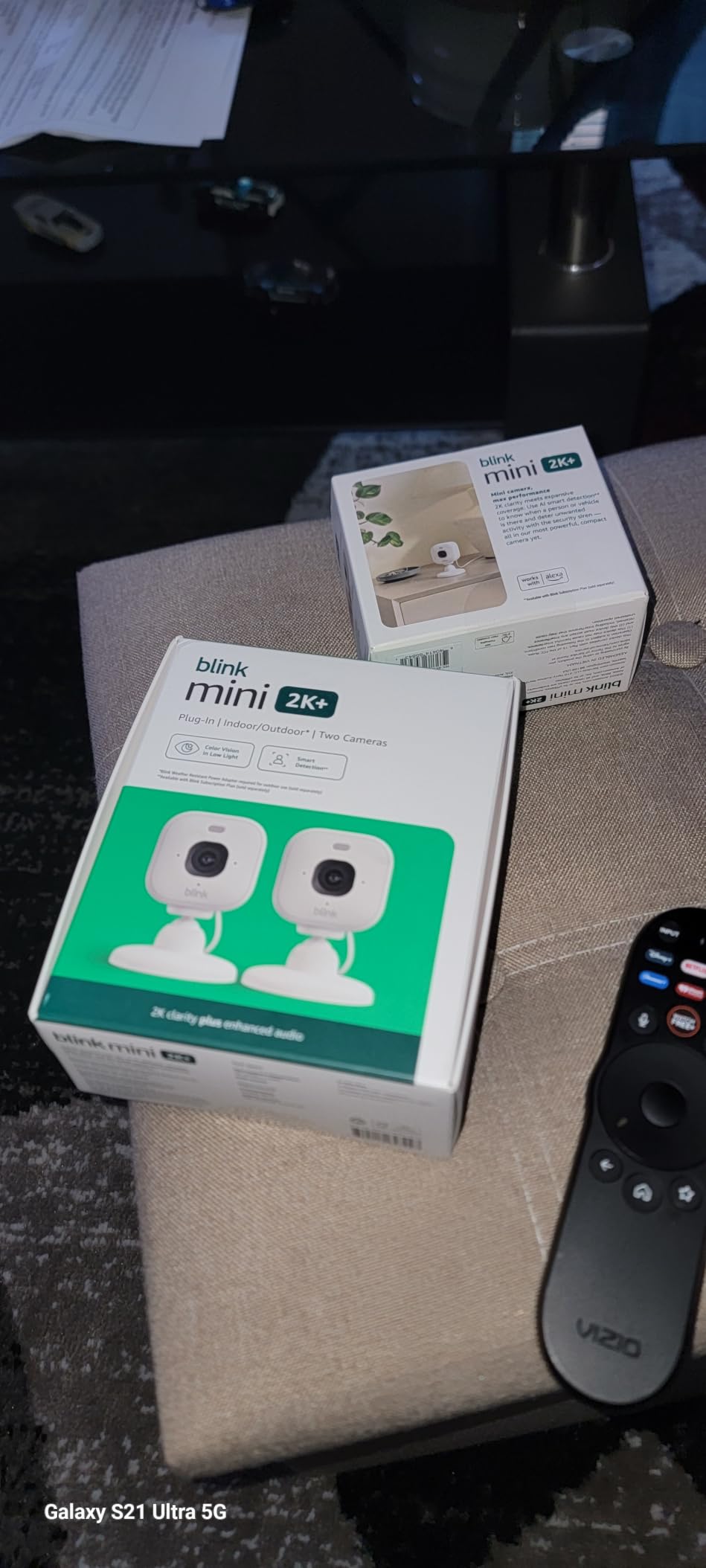 Blink Mini 2K+ (newest model) – Plug-in Home & Pet Indoor Security Camera with 2K video resolution, night vision, enhanced audio, motion detection – 1 camera (Black) customer photo 2