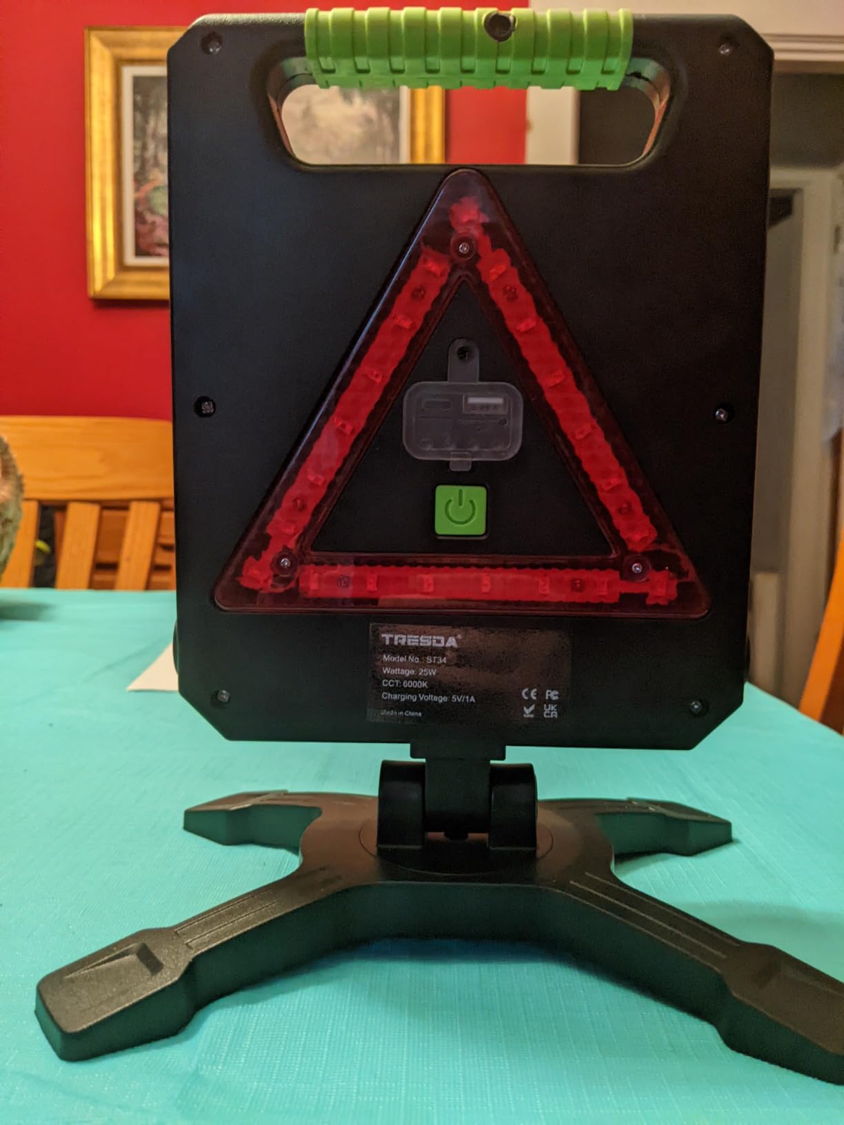 Tresda 12000LM Rechargeable LED Work Light with Telescoping Tripod Stand customer photo 1