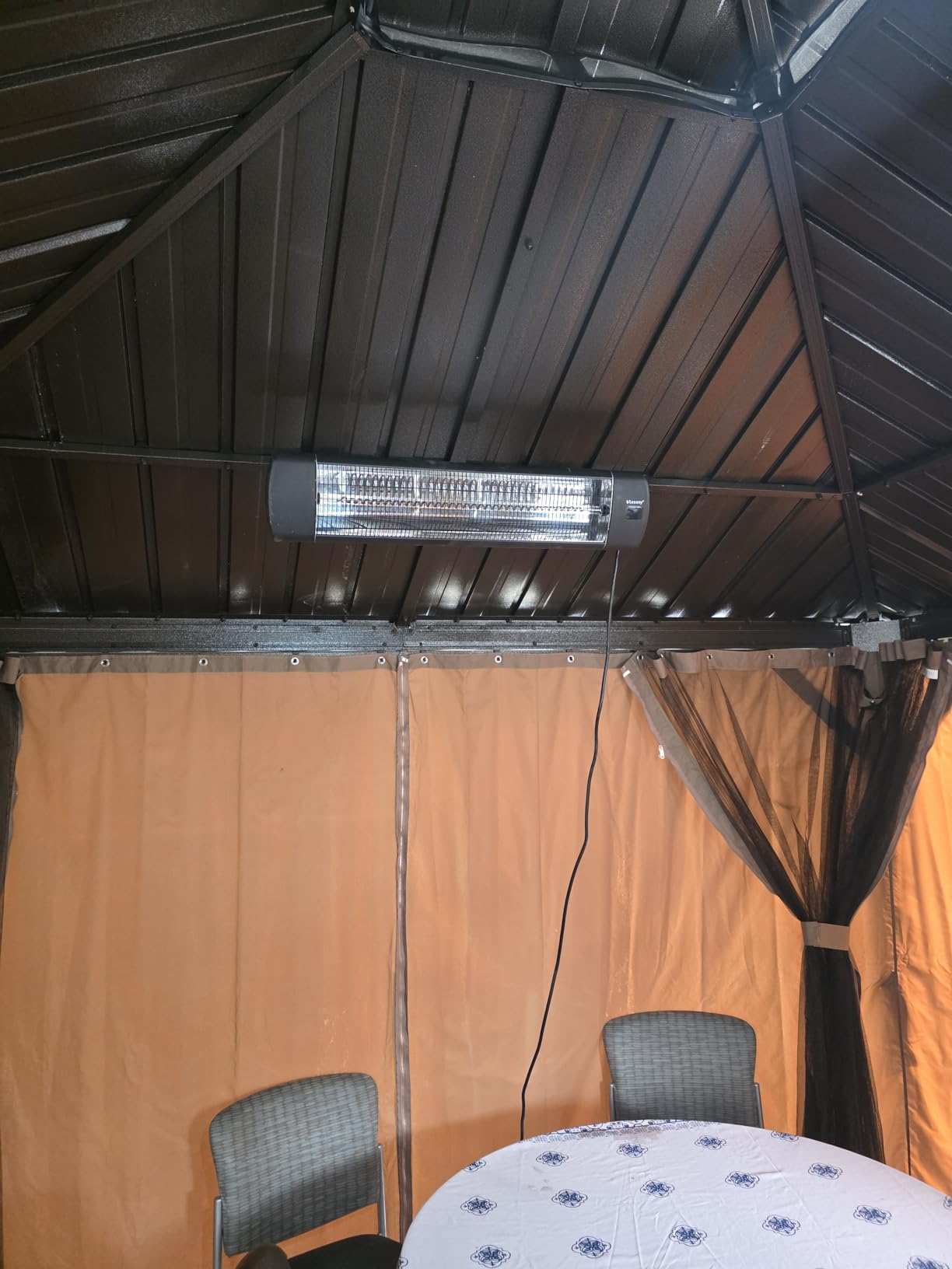 blessny 1500W Wall Mounted Electric Heater for Outdoor Patio & Garage customer photo 1