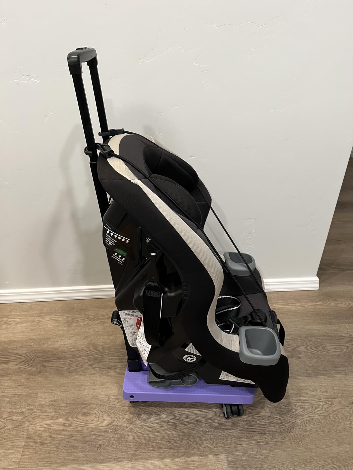 GtIiFmTe Foldable Hand Truck, Lightweight Luggage Cart for Airport Car Seat customer photo 2