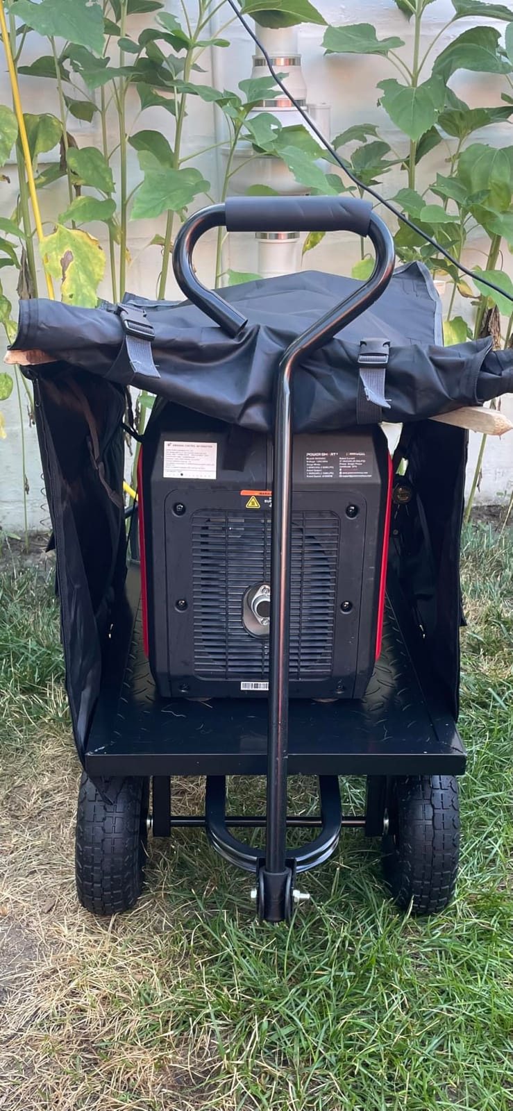 Universal Generator Wheel Kit Cart w/ 10-inch All-Terrain Wheels, Heavy Duty Dolly Caddy Compatible with: Honda EU3000is EU2200i, Predator 3500 5000, Westinghouse iGen4500, Generac iQ3500 and Others customer photo 2