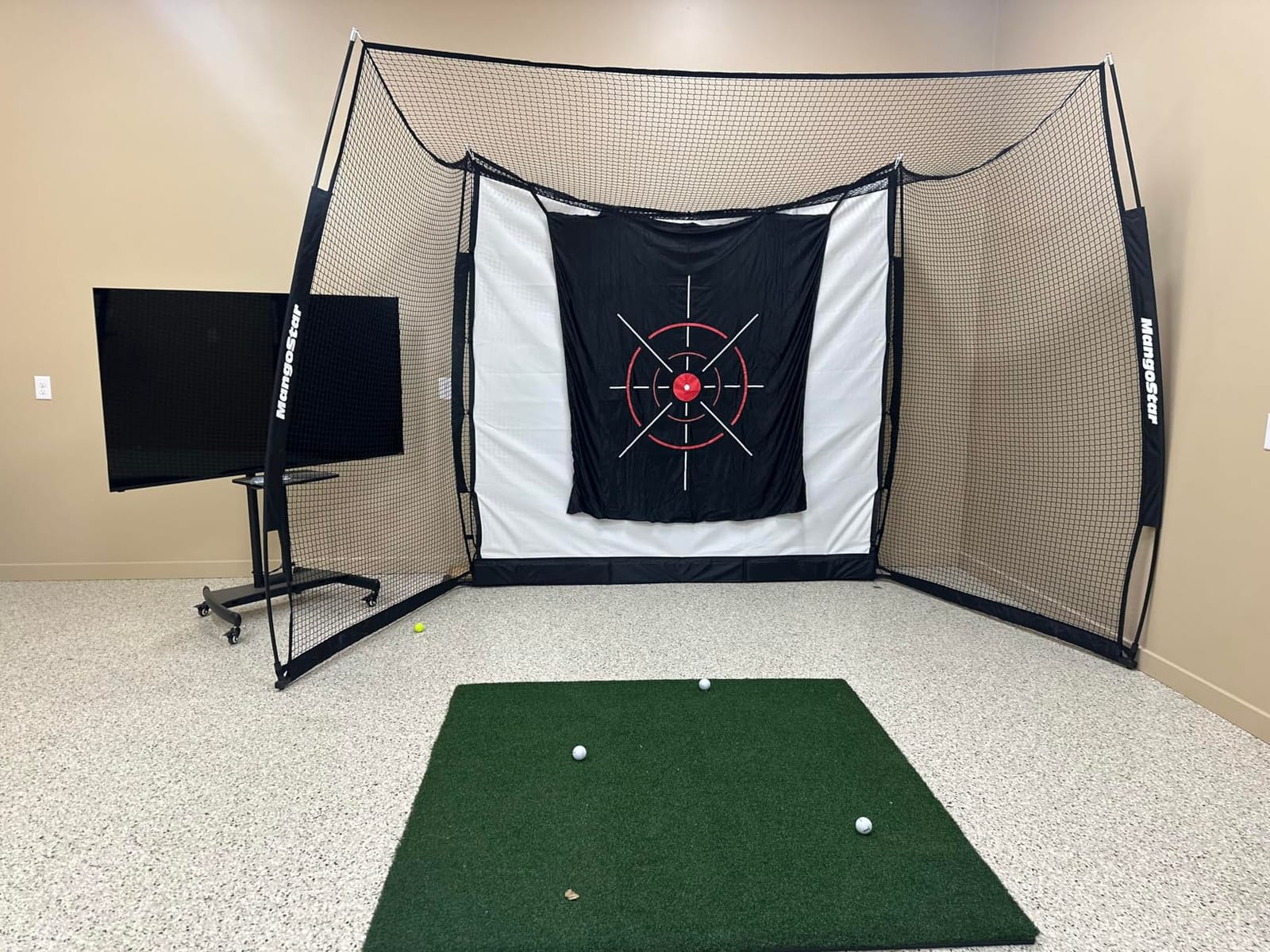 MangoStar Golf Net, 11x8ft Golf Practice Hitting Net for Indoor Outdoor customer photo 1
