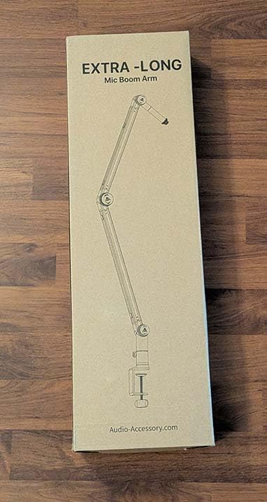 AA AUDIO ACCESSORY Never-Sag 950mm White Mic Boom Arm, 6.6lbs Load Capacity customer photo 1