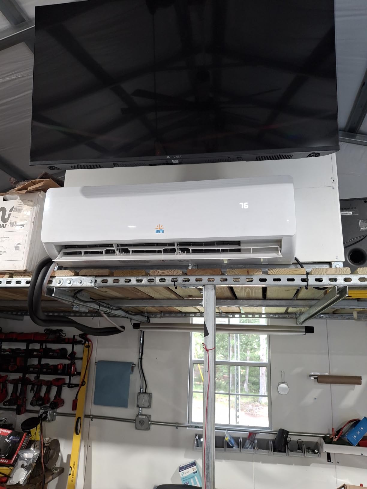 Rellytech Mini Split AC/Heating System 12000 BTU Heat Pump, 20 SEER2 115V customer photo 2
