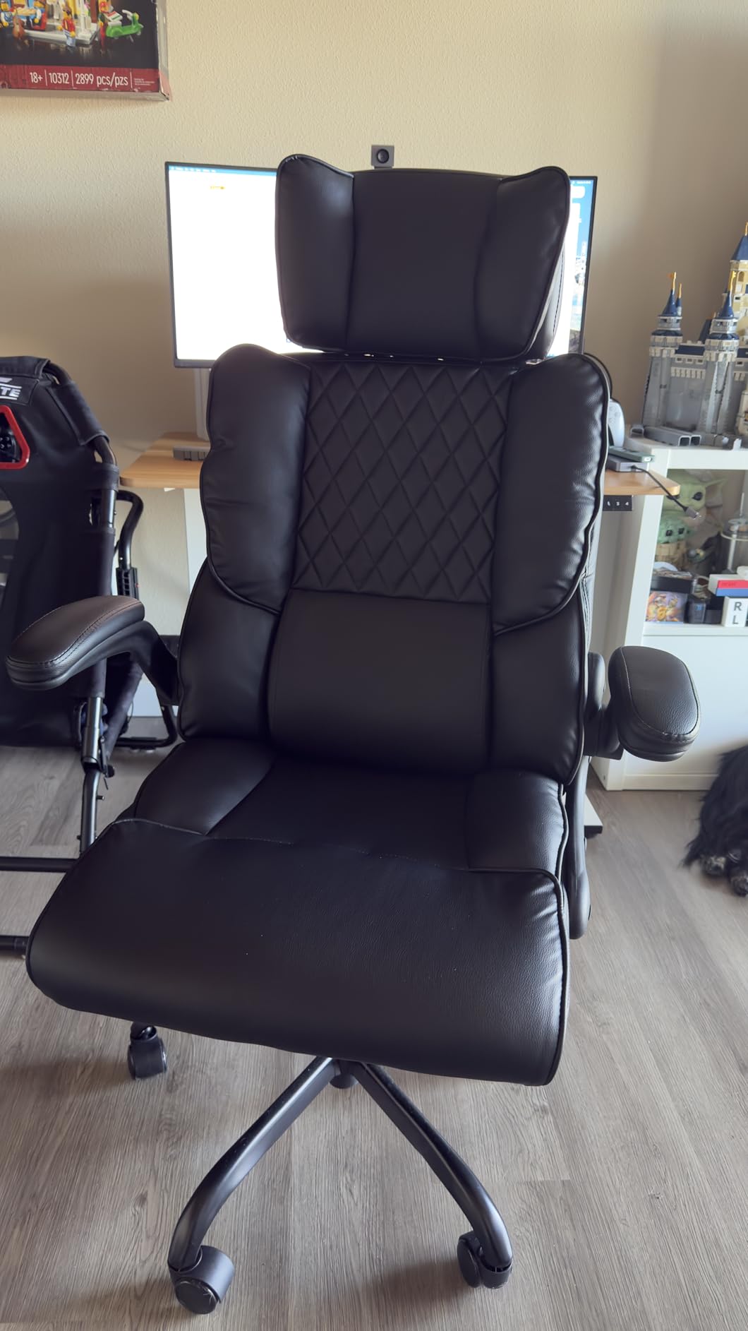 Sytas 400lbs Big and Tall Office Chair with Adjustable Headrest customer photo 2
