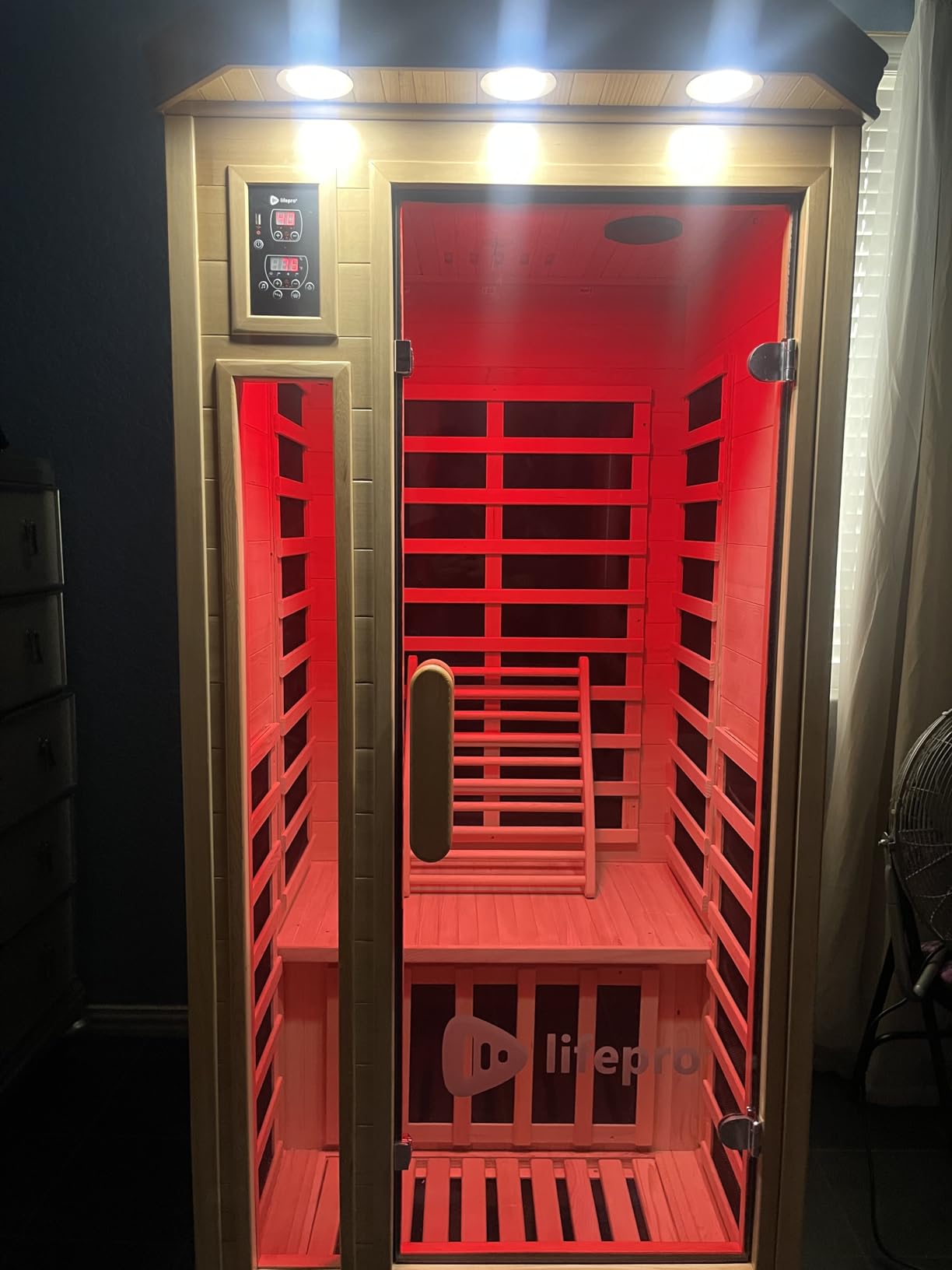 Lifepro Rejuvacure 1 or 2 Person Indoor Sauna, Red Light, Low EMF Models customer photo 2