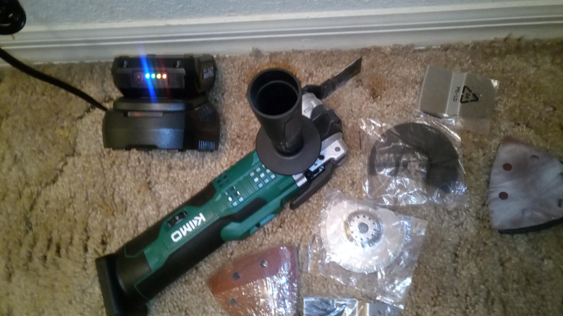 KIMO 20V Cordless Oscillating Tool, Brushless Oscillating Power Multi-Tools customer photo 1