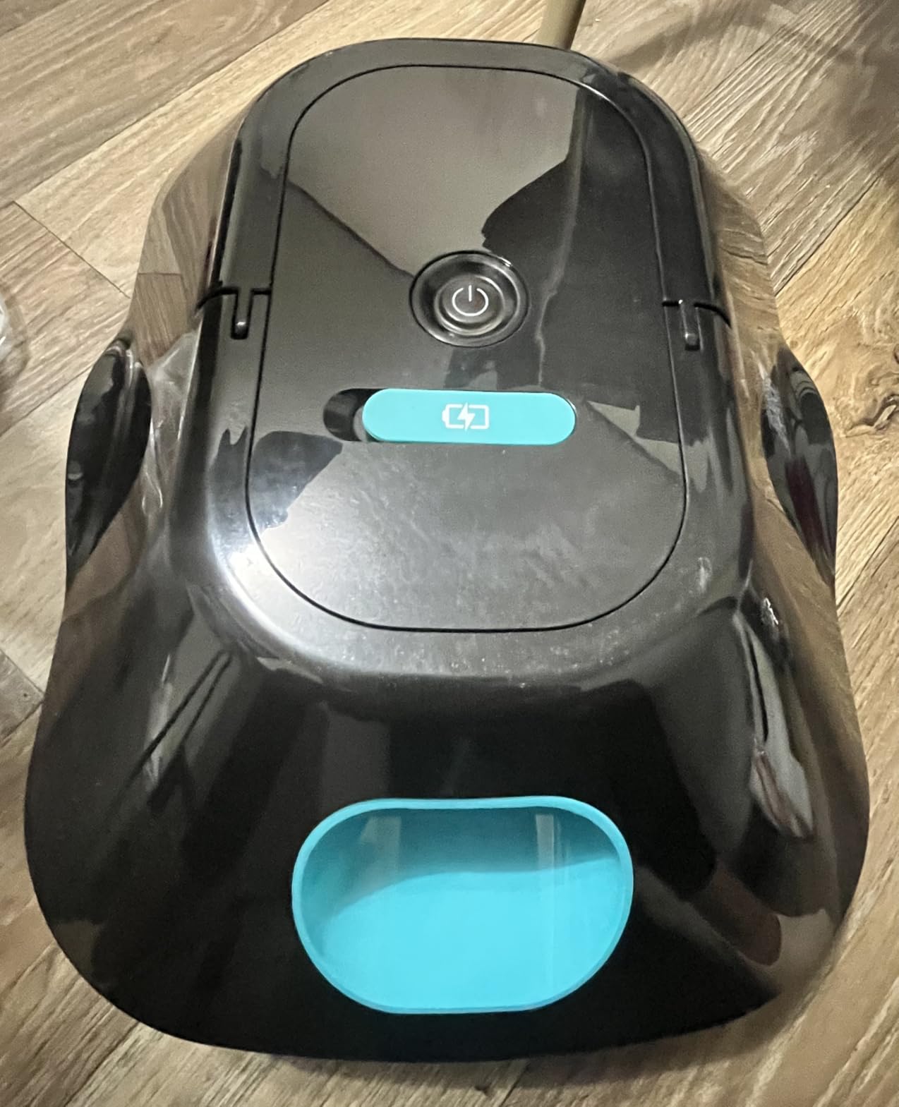 2026 Upgrade Robotic Pool Cleaner,Cordless Automatic Pool Cleaner with 210-Min Runtime,Pool Vacuum for Above Ground & Inground Pools,Coverage up to 2200 Sq.Ft,Easy Retrieve,Smart Parking,Blue customer photo 2