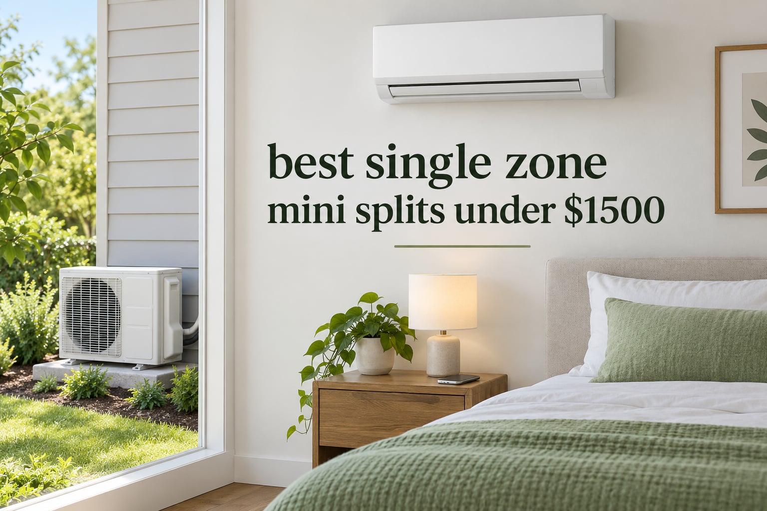best single zone mini splits under $1500