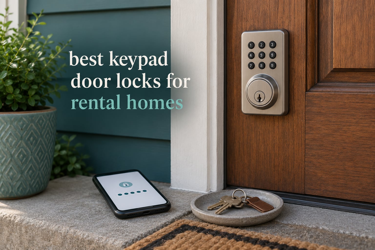 best keypad door locks for rental homes
