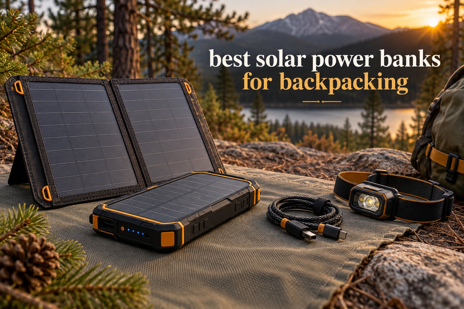 best solar power banks for backpacking