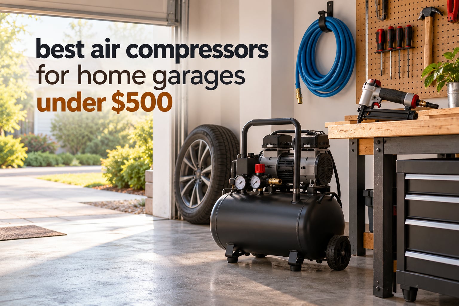 best air compressors for home garages under $500