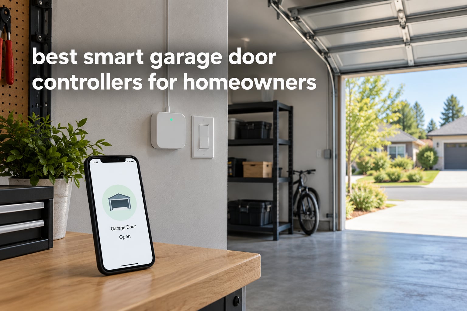 best smart garage door controllers for homeowners
