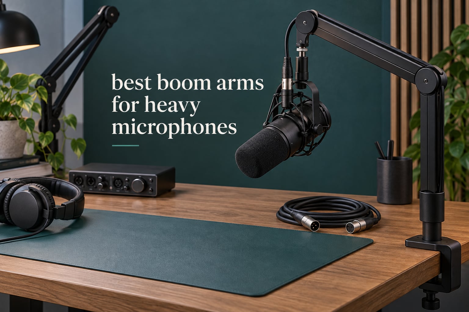 best boom arms for heavy microphones