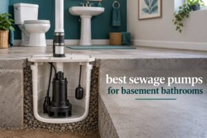 best sewage pumps for basement bathrooms
