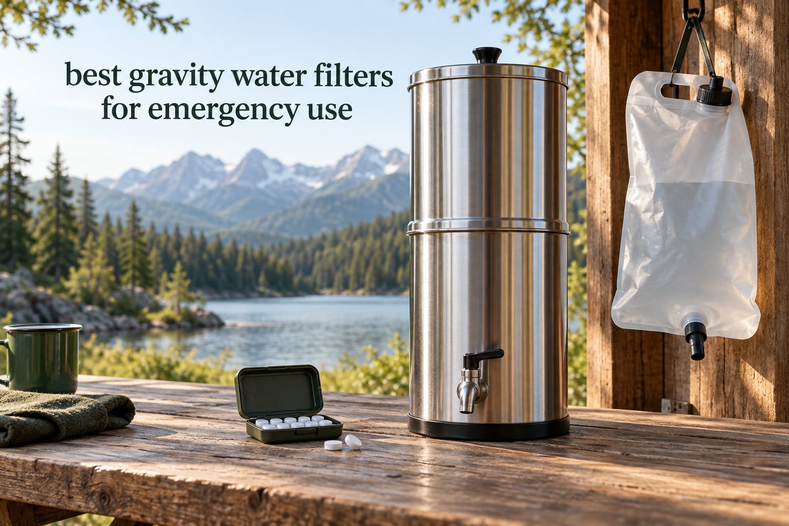 best gravity water filters for emergency use