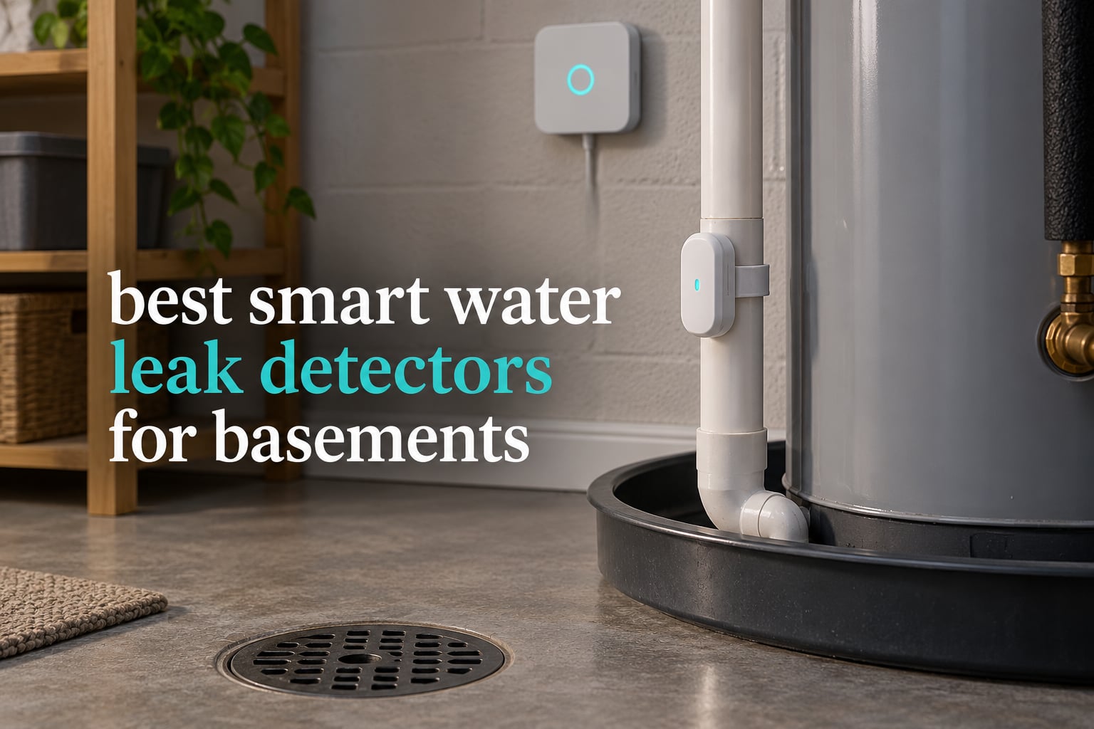 best smart water leak detectors for basements