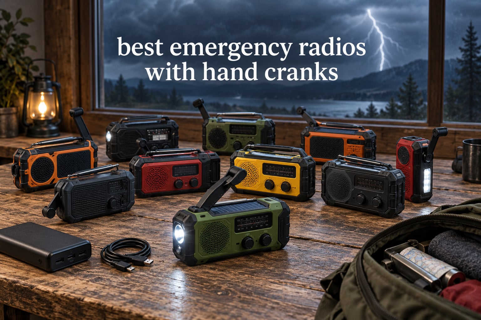 best emergency radios with hand cranks