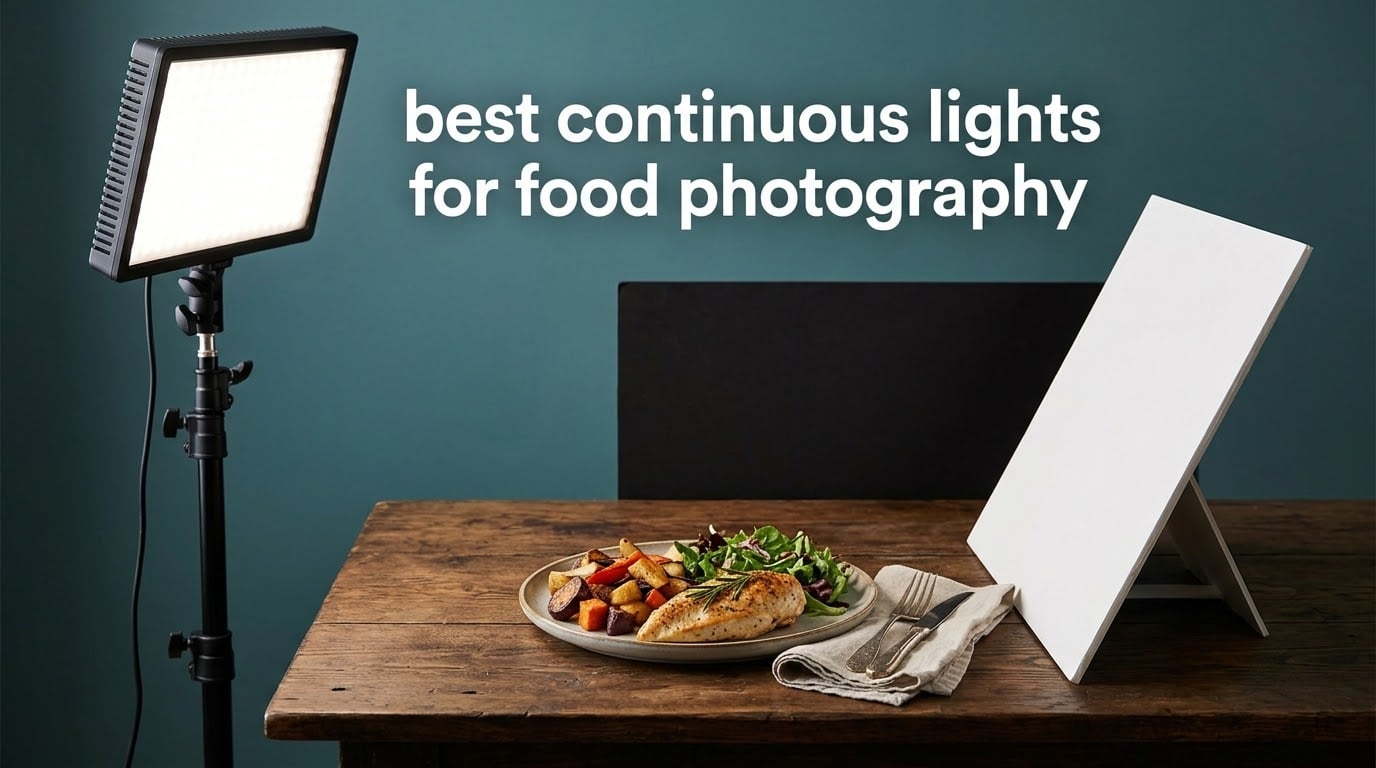best continuous lights for food photography