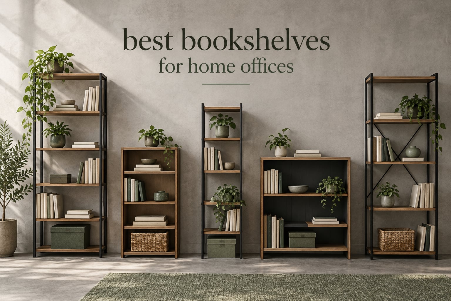 best bookshelves for home offices