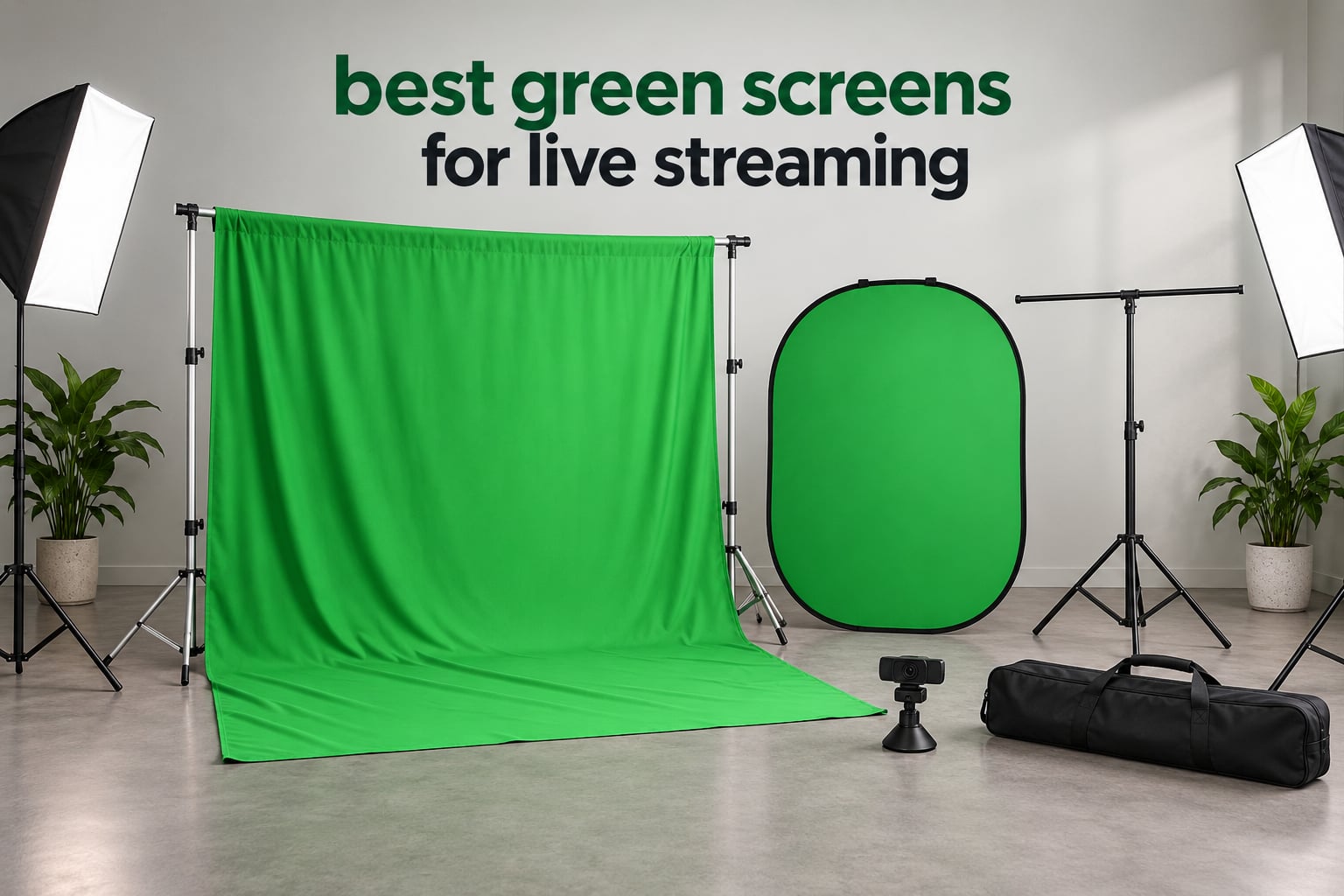 best green screens for live streaming