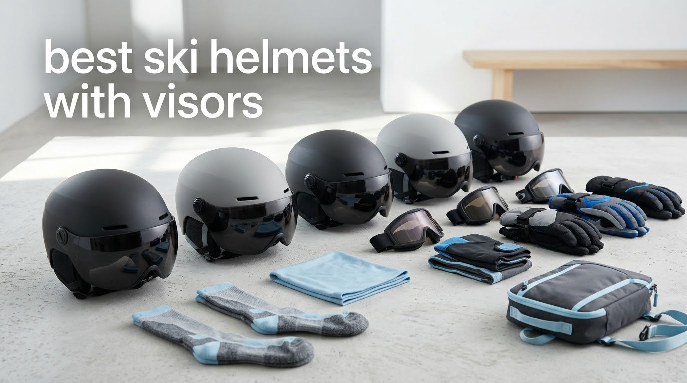best ski helmets with visors