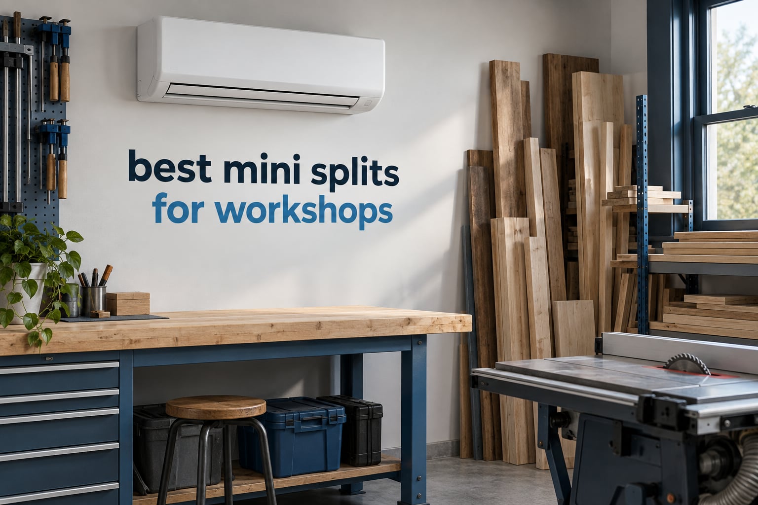 best mini splits for workshops