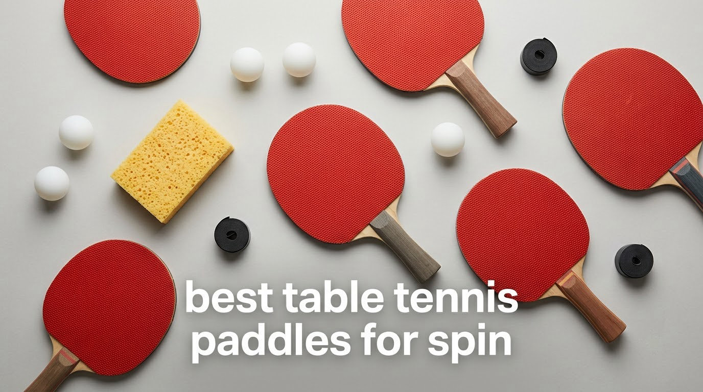 best table tennis paddles for spin