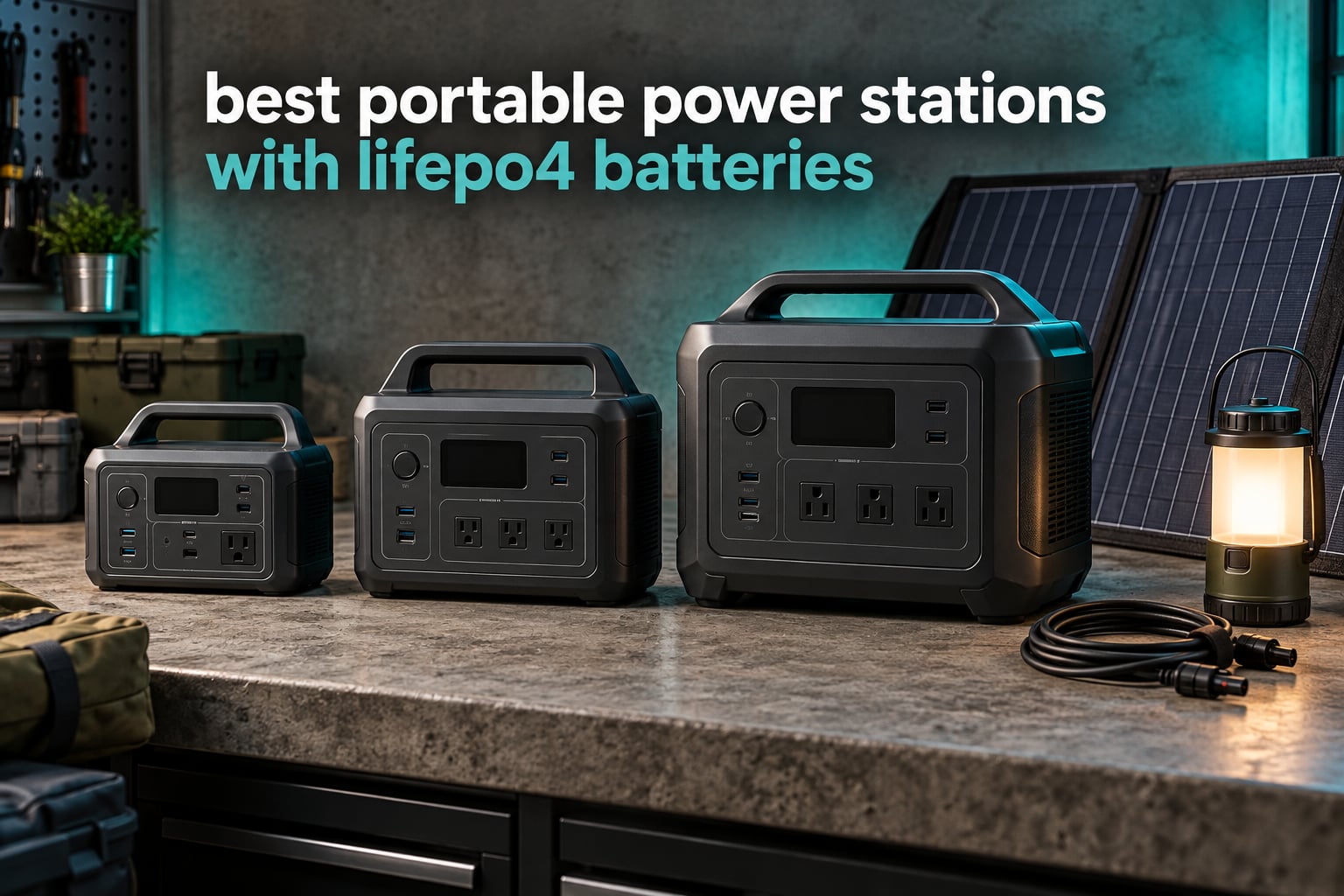 best portable power stations with lifepo4 batteries