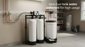 best dual tank water softeners for high usage