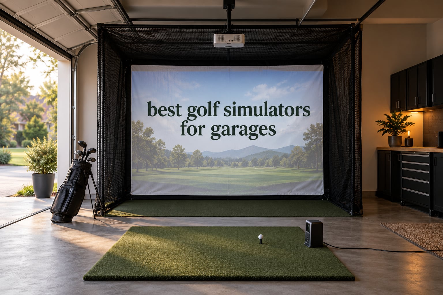 best golf simulators for garages