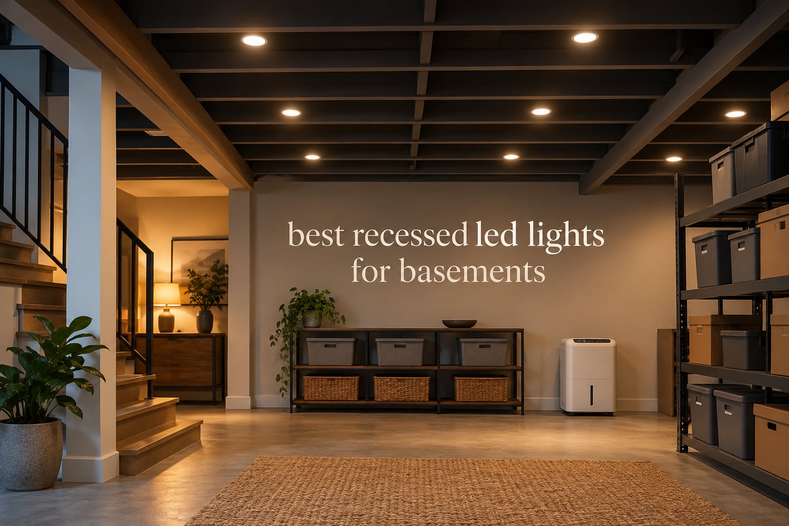best recessed led lights for basements