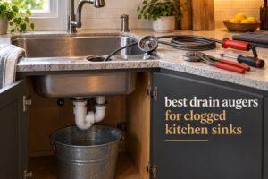 best drain augers for clogged kitchen sinks
