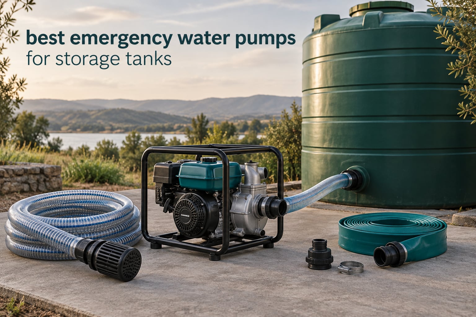 best emergency water pumps for storage tanks