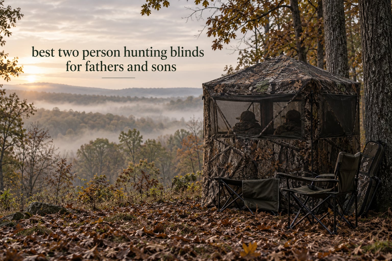 best two person hunting blinds for fathers and sons
