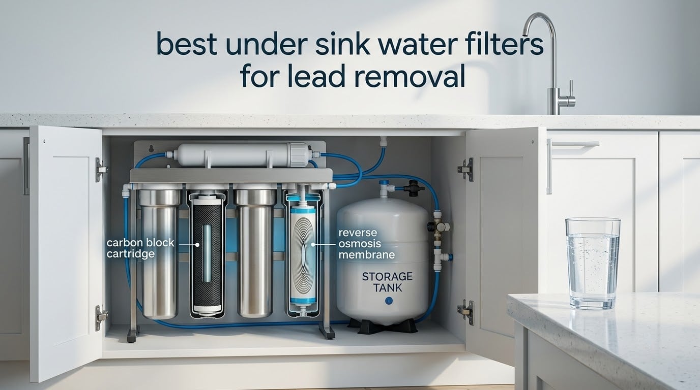 best under sink water filters for lead removal