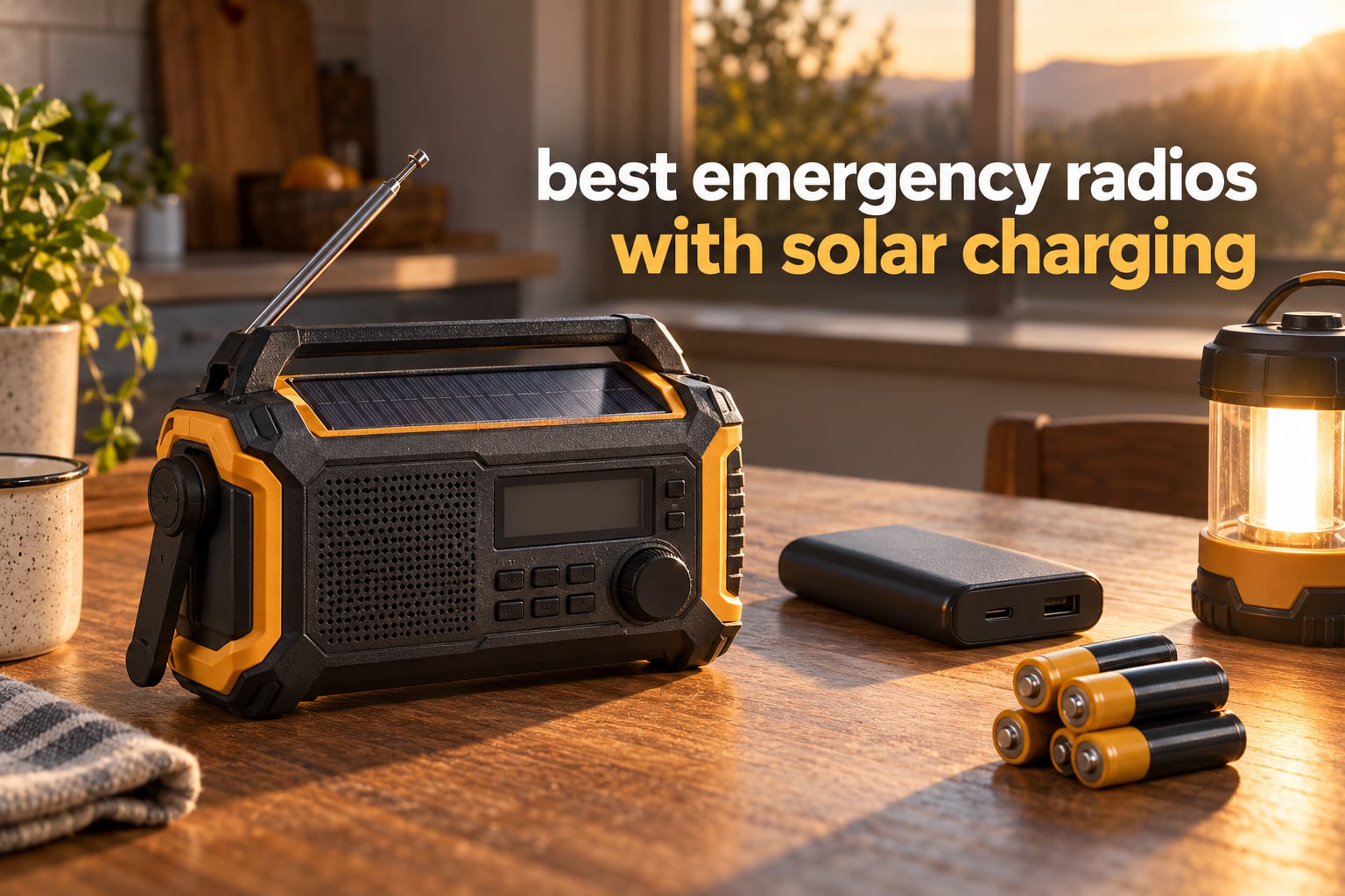best emergency radios with solar charging