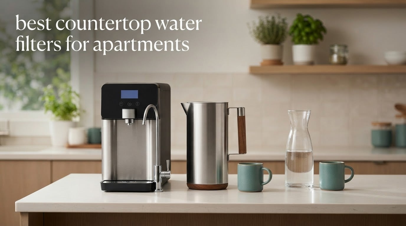 best countertop water filters for apartments
