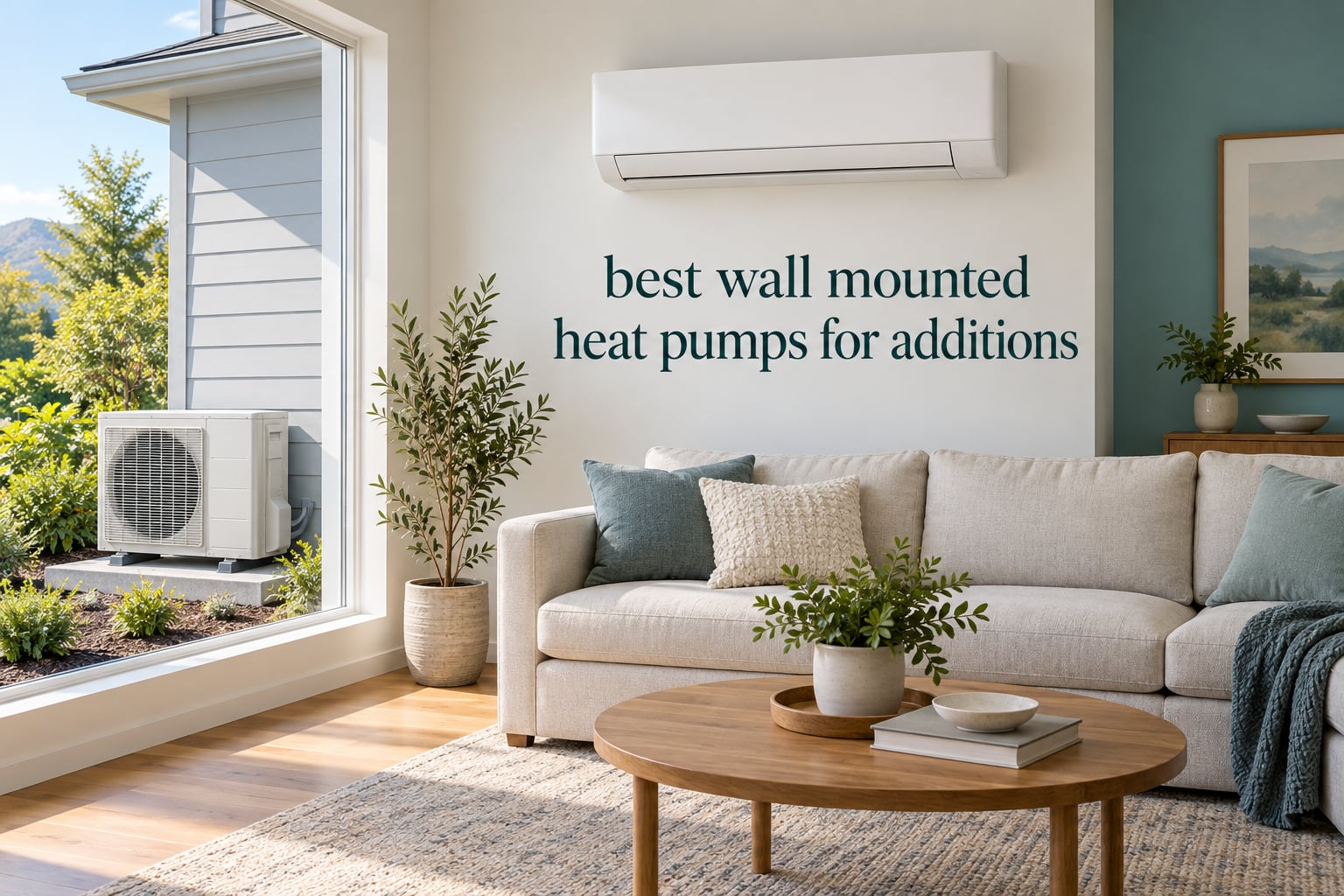 best wall mounted heat pumps for additions