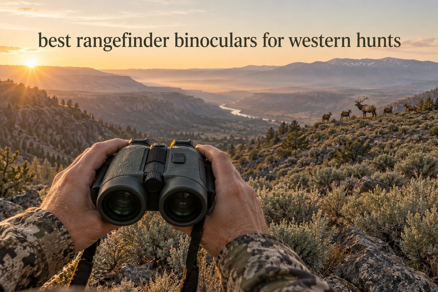 best rangefinder binoculars for western hunts
