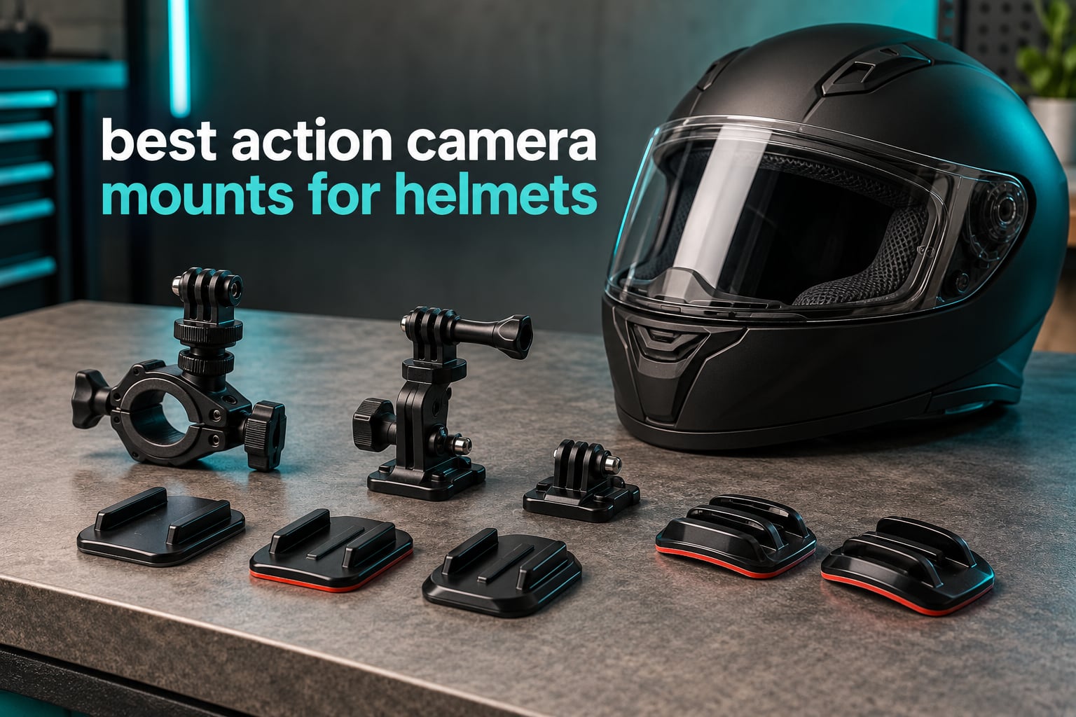 best action camera mounts for helmets