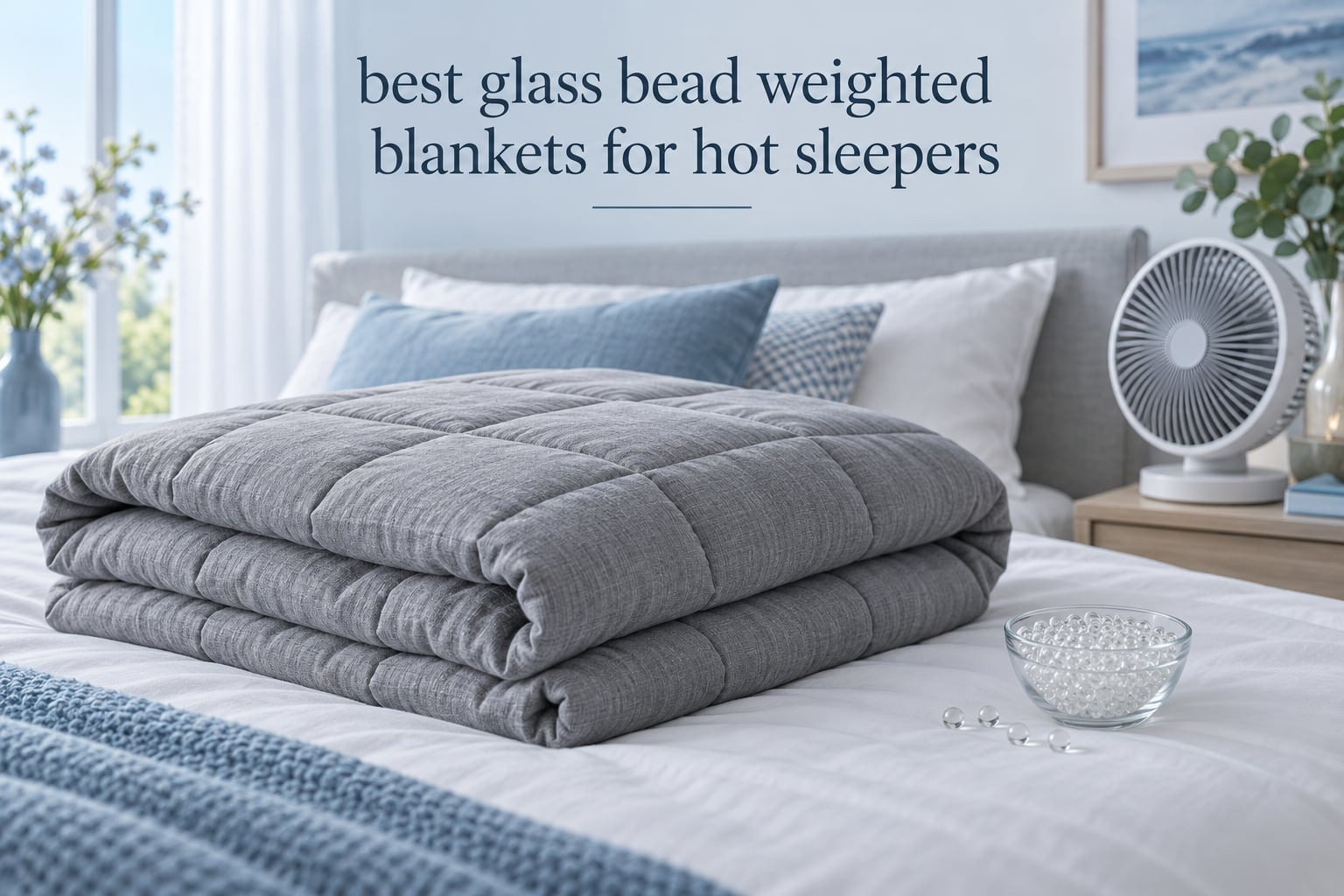 best glass bead weighted blankets for hot sleepers