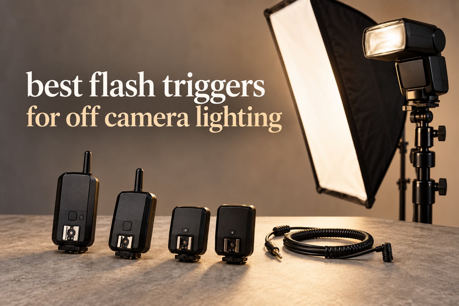 best flash triggers for off camera lighting